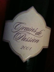 Domaine du Landeyran Grain de passion 2001