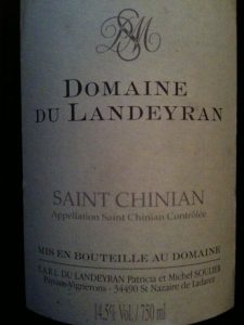 Landeyran rouge 2001
