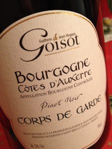 Goisot Corps-de-garde rouge 2008